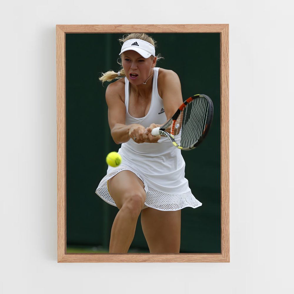 Poster Caroline de wozniacki – affiche Tennis (vue 4)